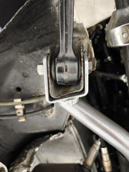Querlenkerstrebe / Querlenkerabstützung VW Polo 86c 2f G40 GT / tiefe Version