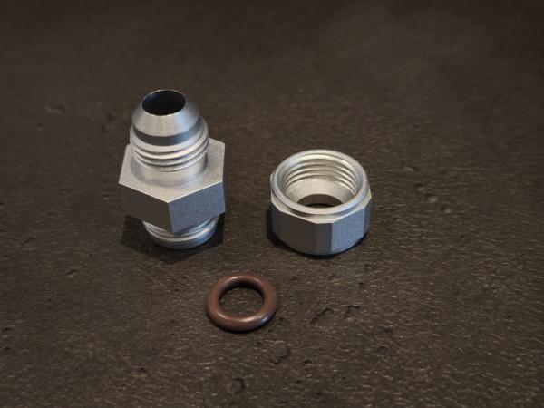 Adapter Ø 8 mm auf DASH06 für Pierburg E3L 7.00228.51.0 Benzinpumpe Kraftstoffpumpe E85 Ethanol AN6
