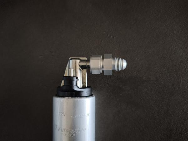 Adapter Ø 8 mm auf DASH06 für Pierburg E3L 7.00228.51.0 Benzinpumpe Kraftstoffpumpe E85 Ethanol AN6
