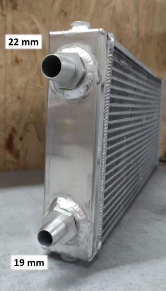 GEN2 Aluminium Wasserkühler für Ladeluftkühler LLK liquid to air intercooler